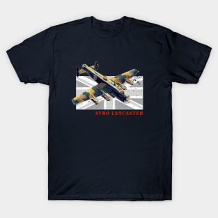 British RAF Avro Lancaster Bomber WW2 Aircraft T-Shirt